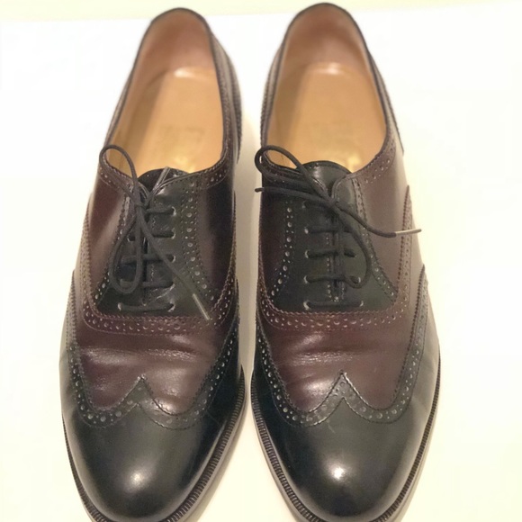 Salvatore Ferragamo Women’s Brogue Oxfords 7.5 - Picture 1 of 8